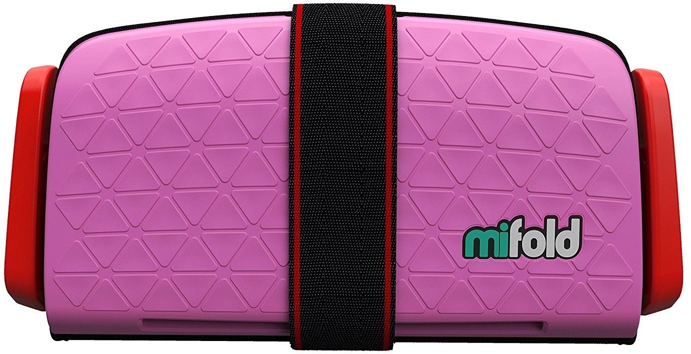 MiFold Grab-and-Go Booster Seat (Perfect Pink)